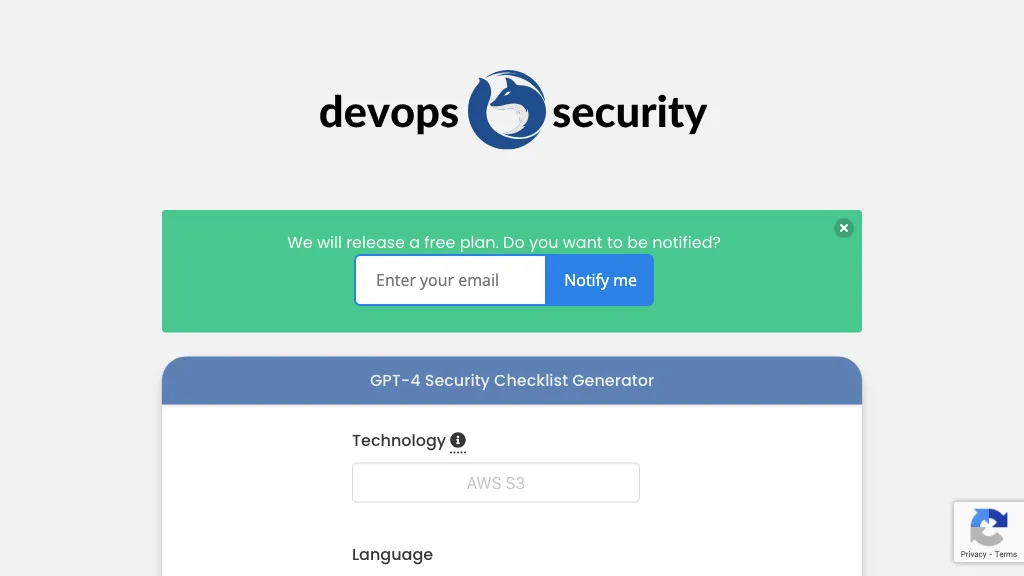 Devops Security website