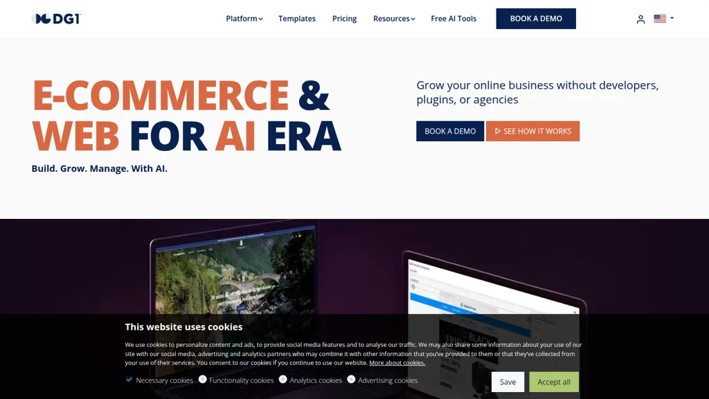 DG1.com AI tool screenshot