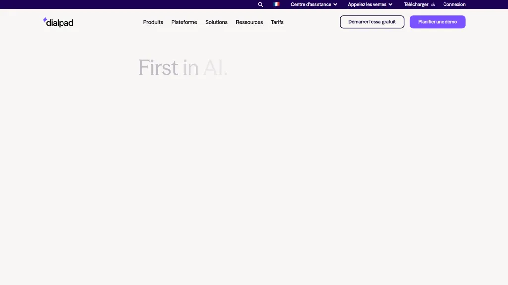 Dialpad AI tool screenshot