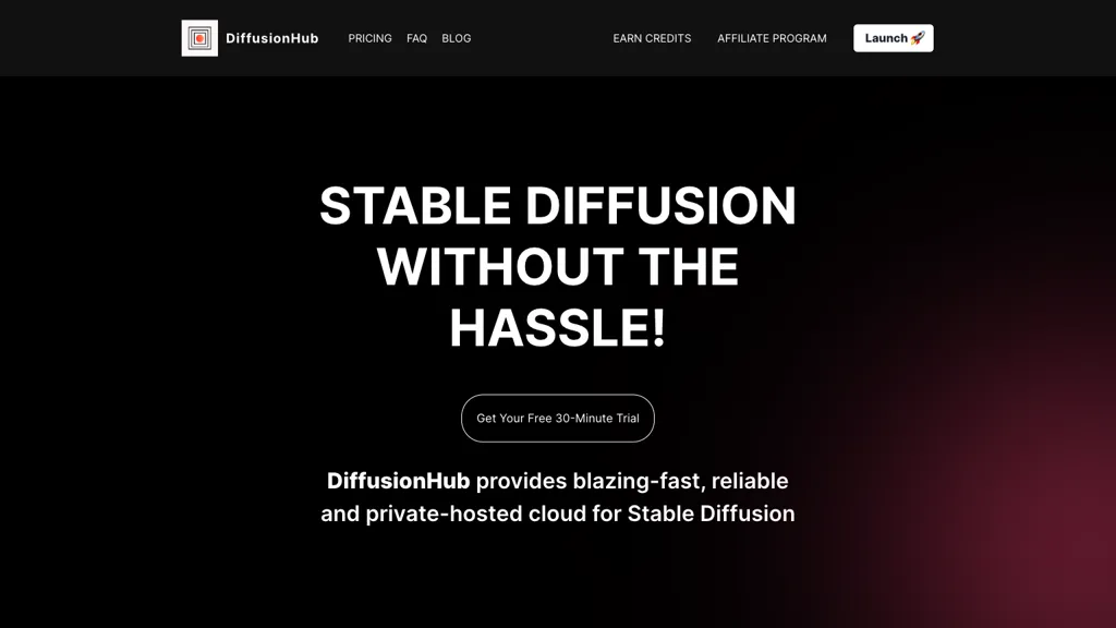 DiffusionHub website