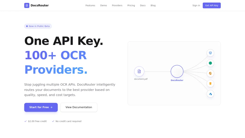 Docs Router AI tool screenshot