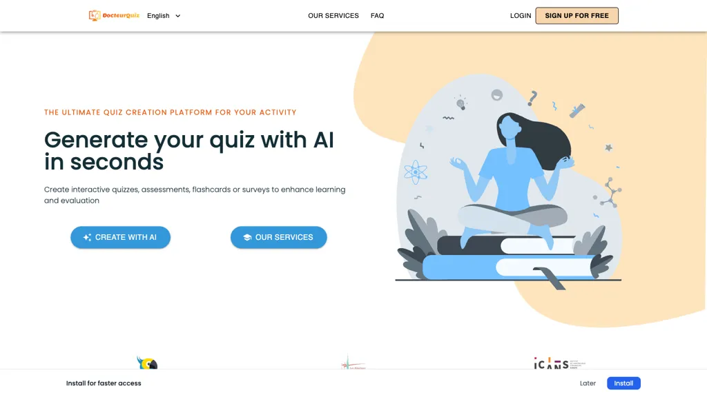 DocteurQuiz website