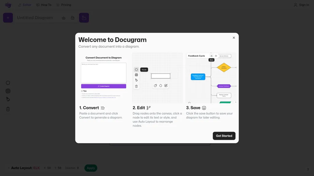 Docugram website