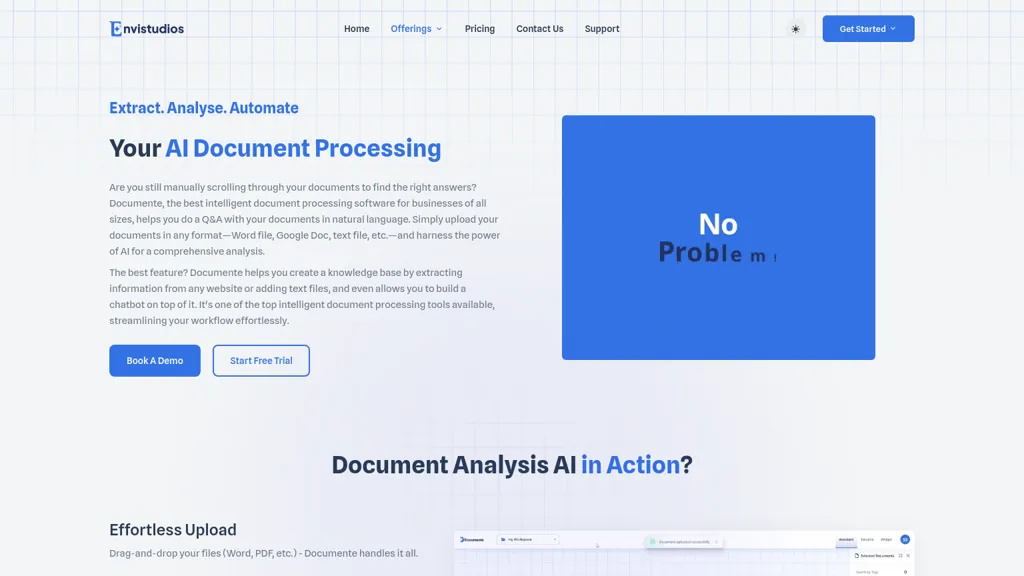 Documente by Envistudios AI tool screenshot