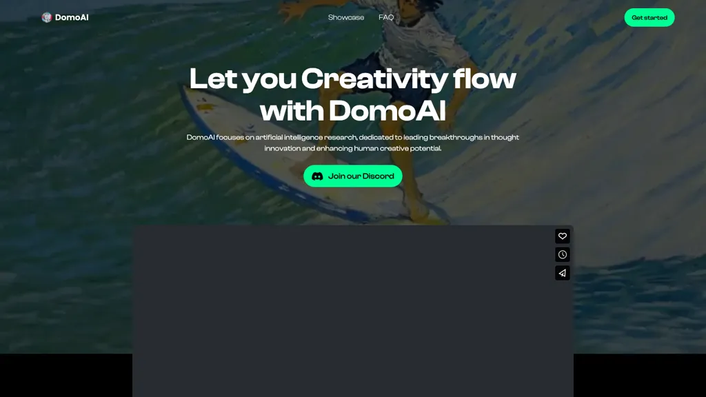 Domo AI website