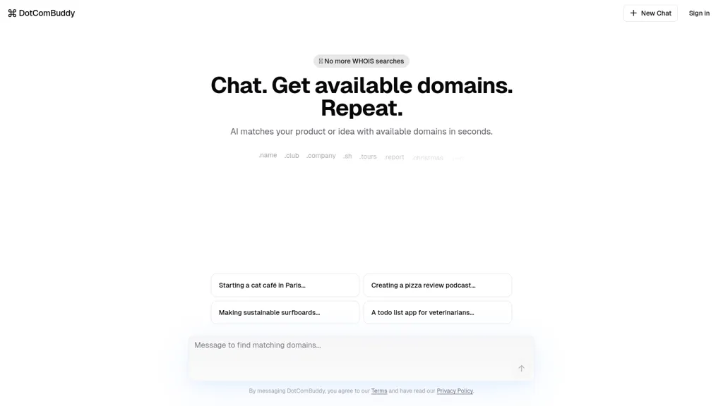 DotComBuddy website