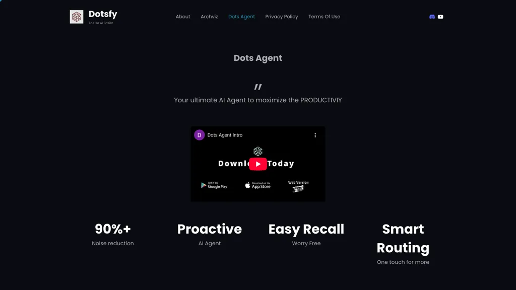 Dotsfy AI tool screenshot