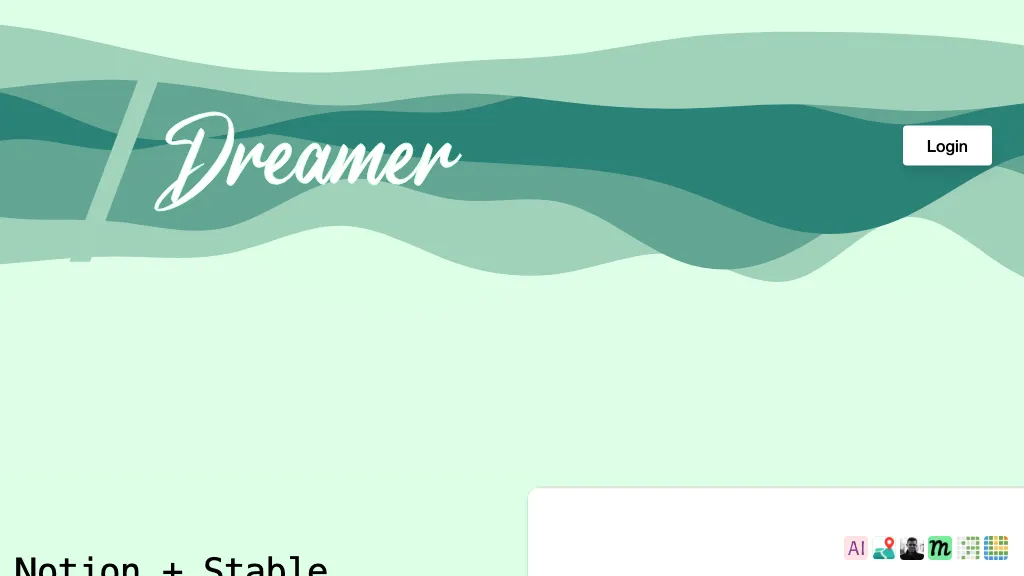 Dreamer website