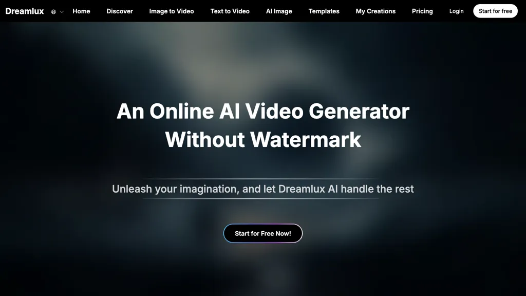 DreamLux AI tool screenshot