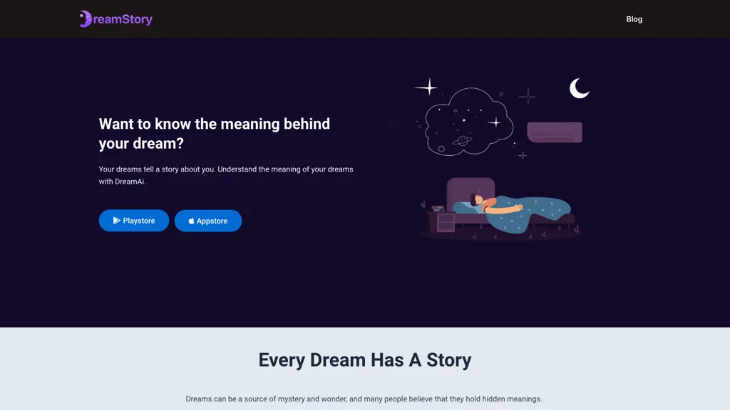 DreamStory website