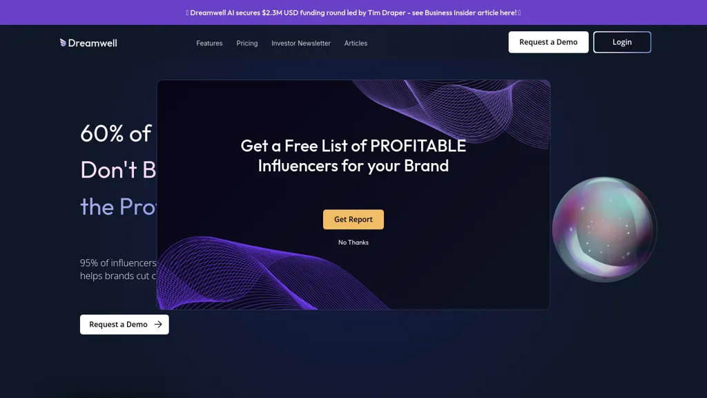 Dreamwell website