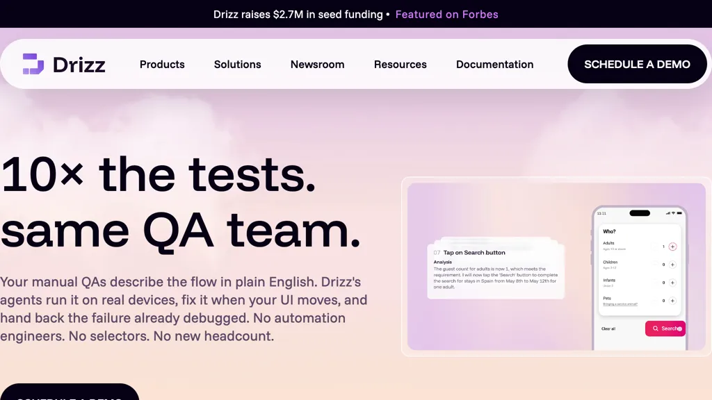 Drizz screenshot
