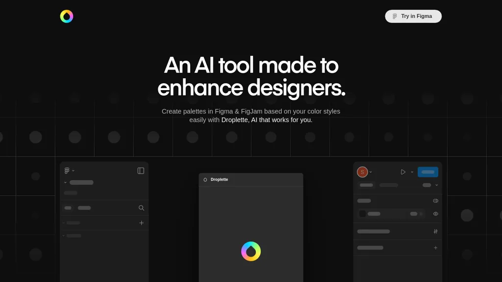 Droplette website