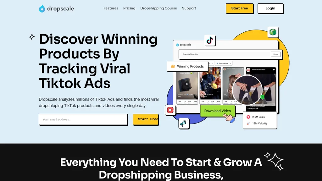 Dropscale website
