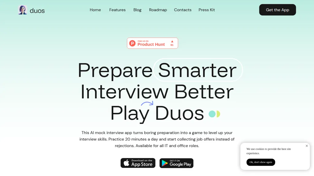 Duos AI AI tool screenshot