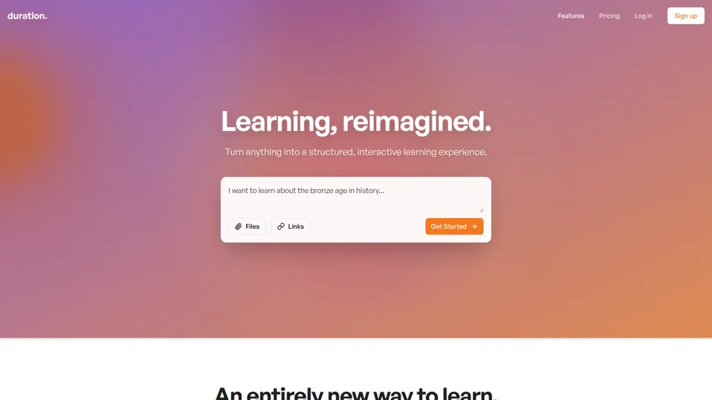 duration.ai AI tool screenshot
