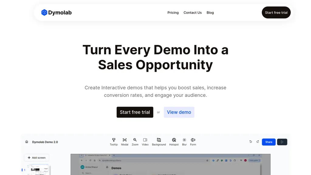 Dymolab website