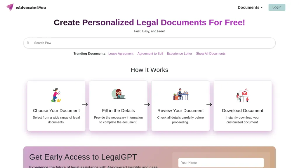 eAdvocate4You website
