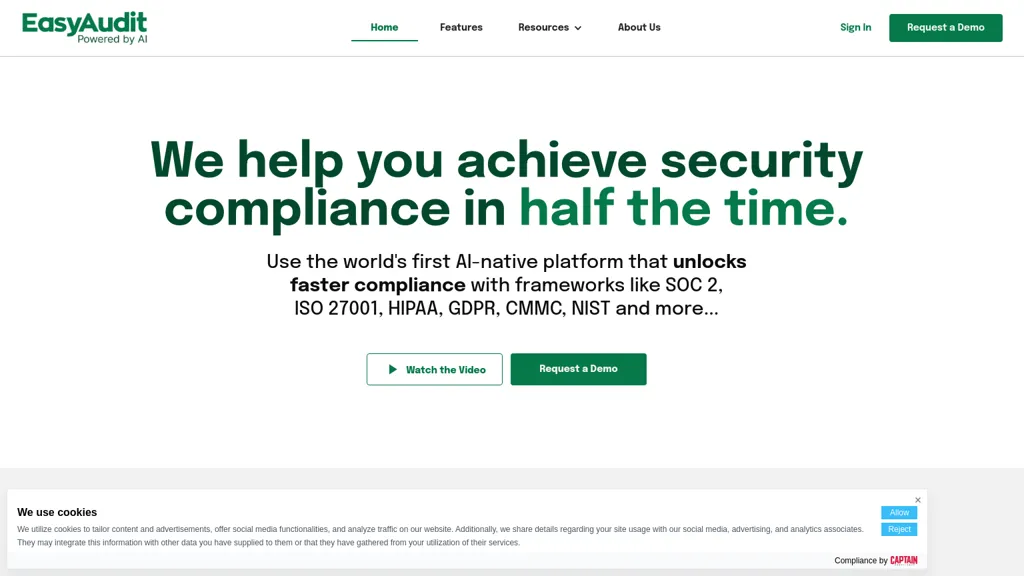EasyAudit website