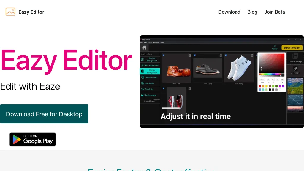 Eazy Editor website