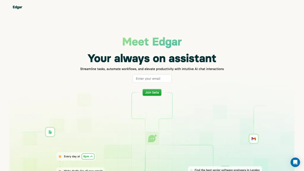 Edgar website