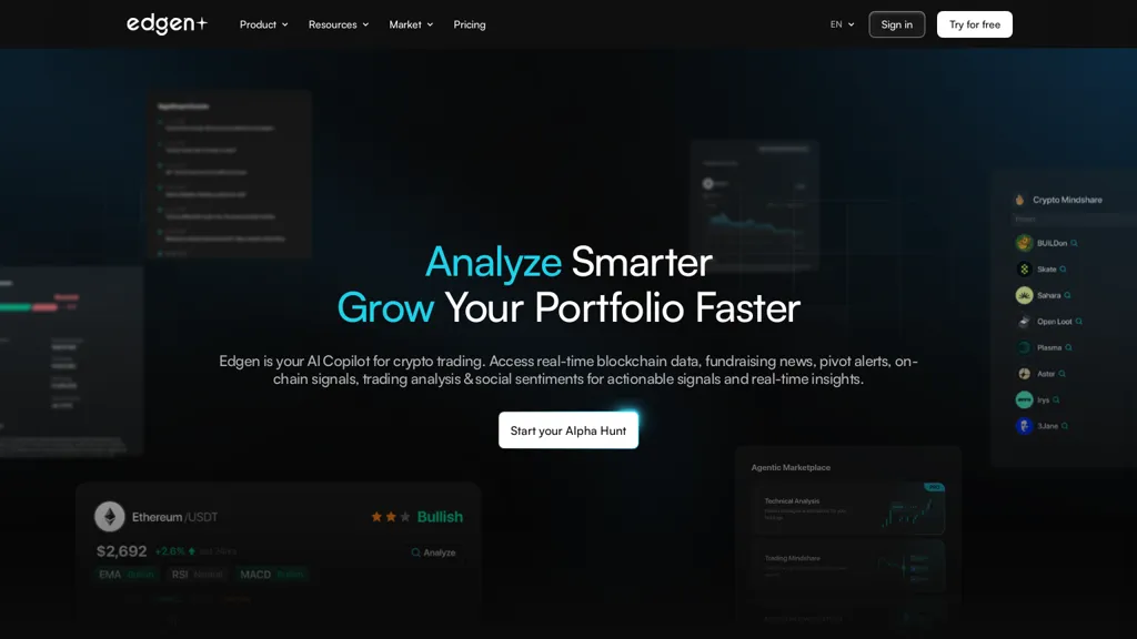 Edgen AI tool screenshot