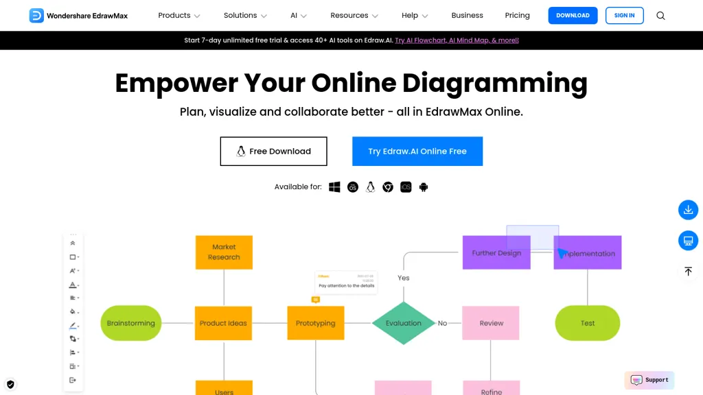 EdrawMax.com website