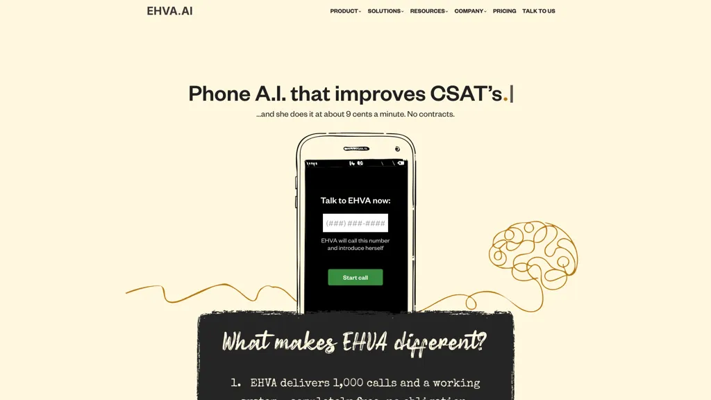 EHVA.ai AI tool screenshot