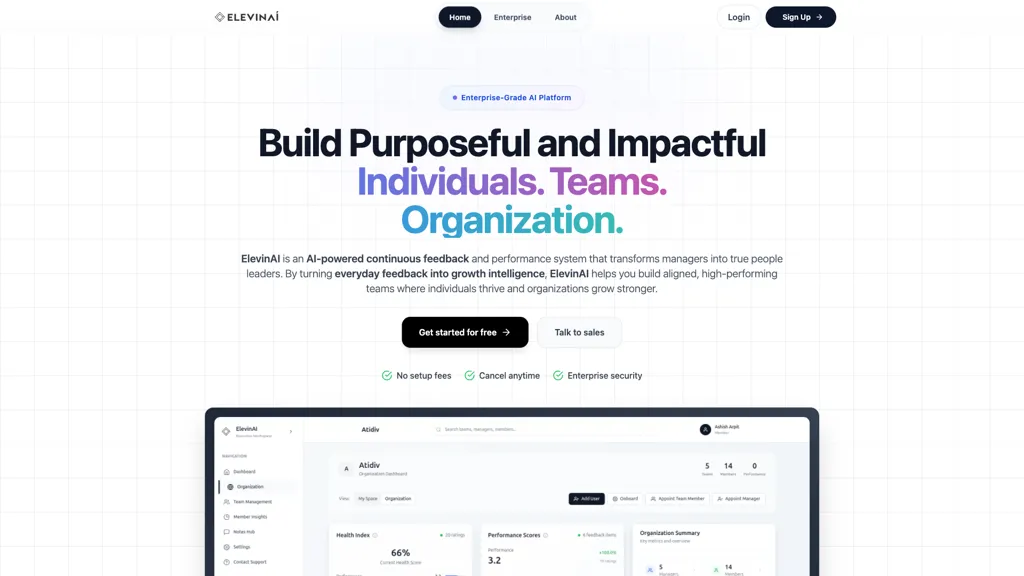 Elevin AI AI tool screenshot