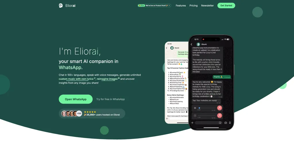 Eliorai AI tool screenshot