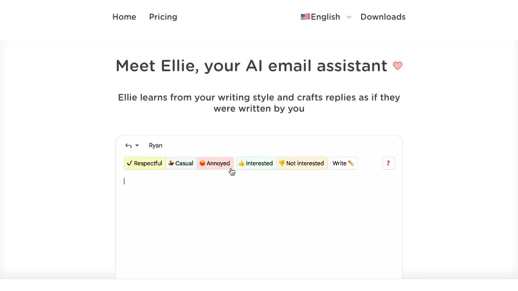 Ellie website