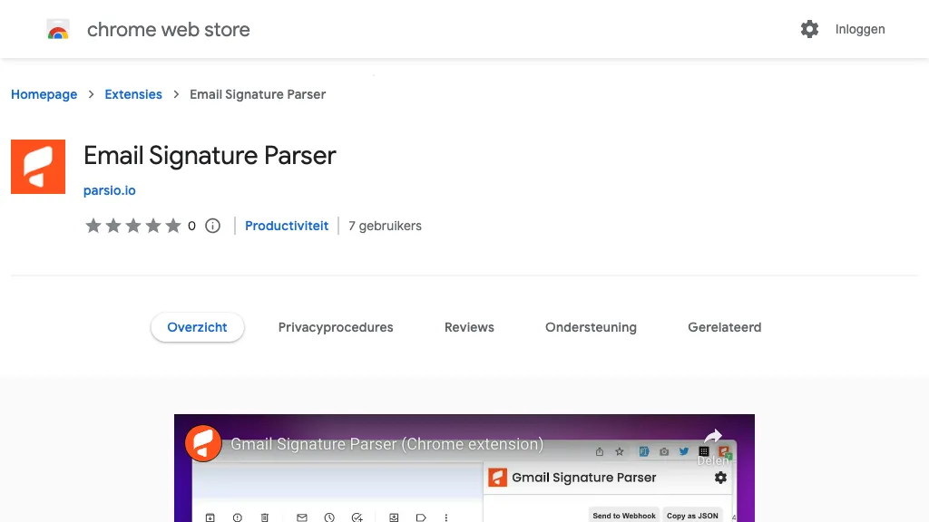 Email Signature Parser website