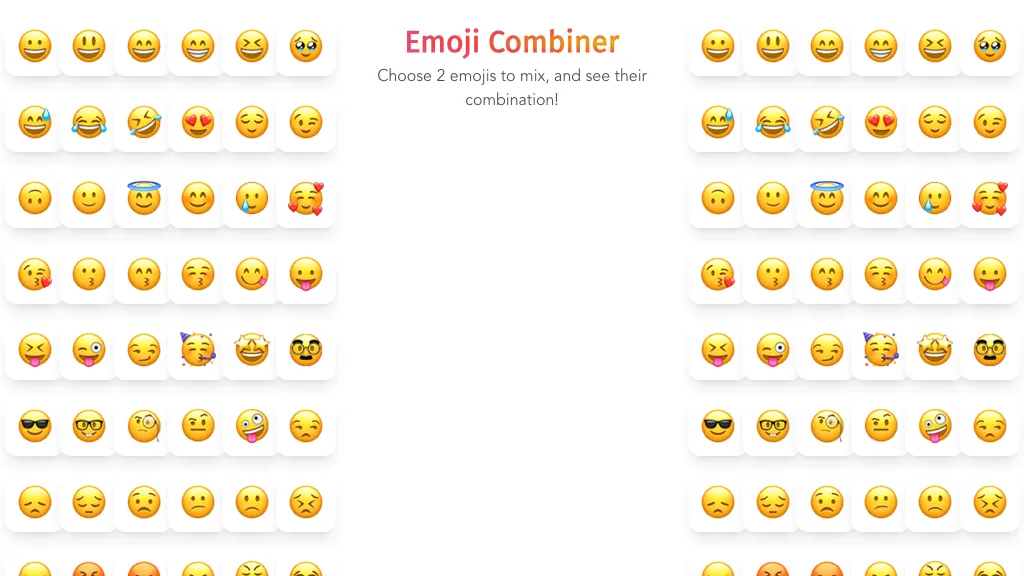Emoji Combiner website