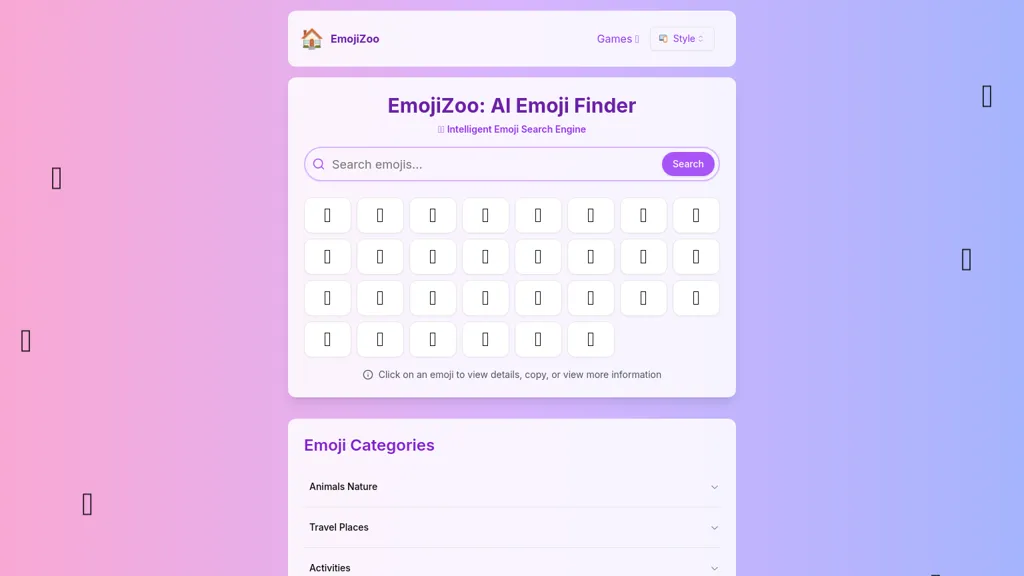 EmojiZoo website