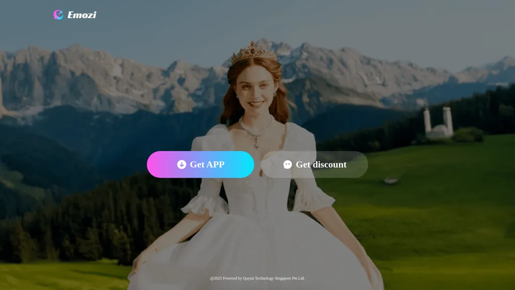 Emozi AI website