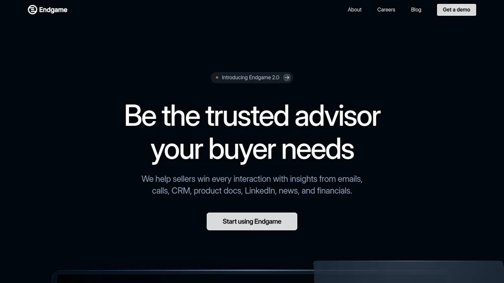 Endgame 2.0 website