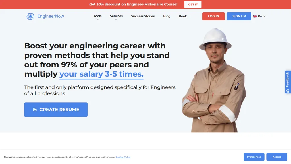 EngineerNow AI tool screenshot