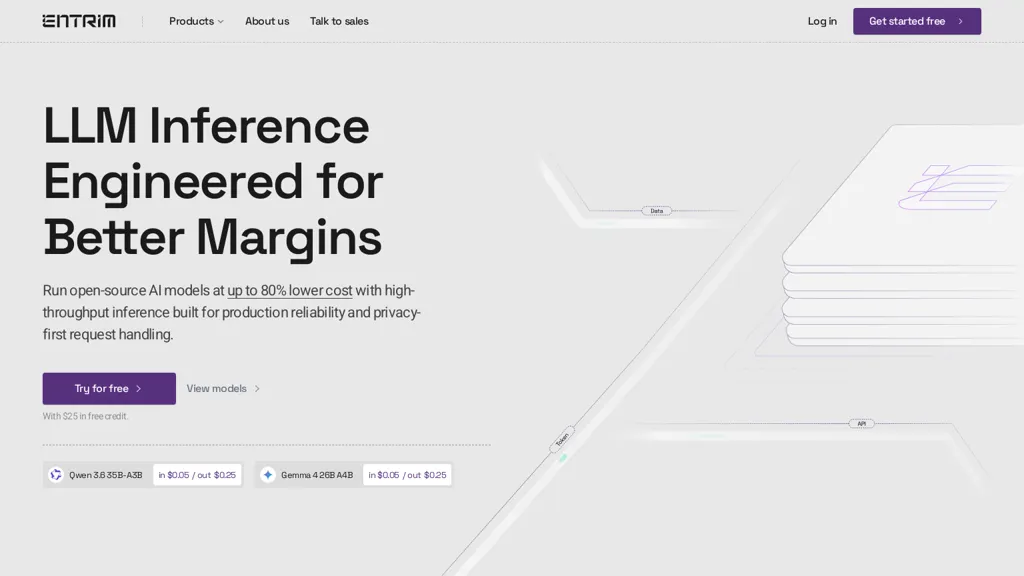 Entrim AI screenshot