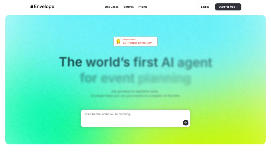 Envelope AI tool screenshot
