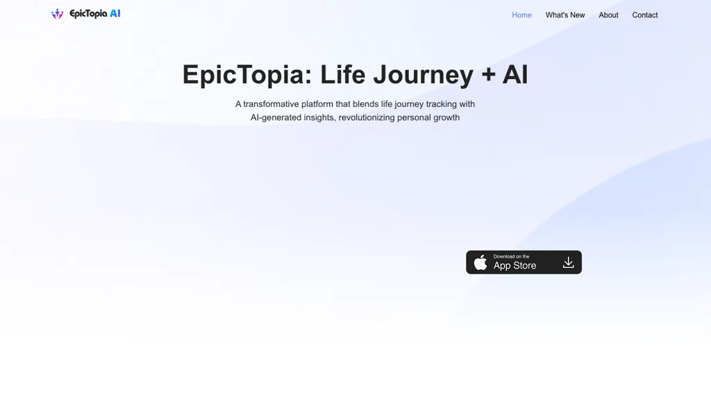 EpicTopia AI website