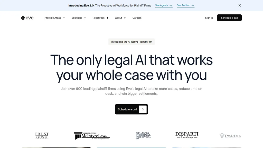 Eve Legal AI AI tool screenshot