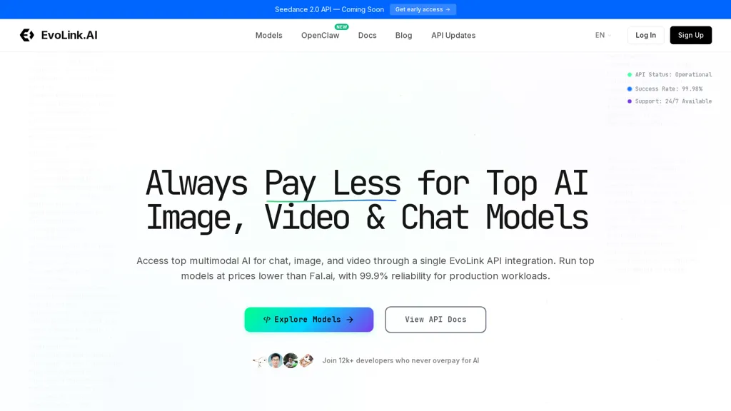 Evolink AI alternatives and competitors