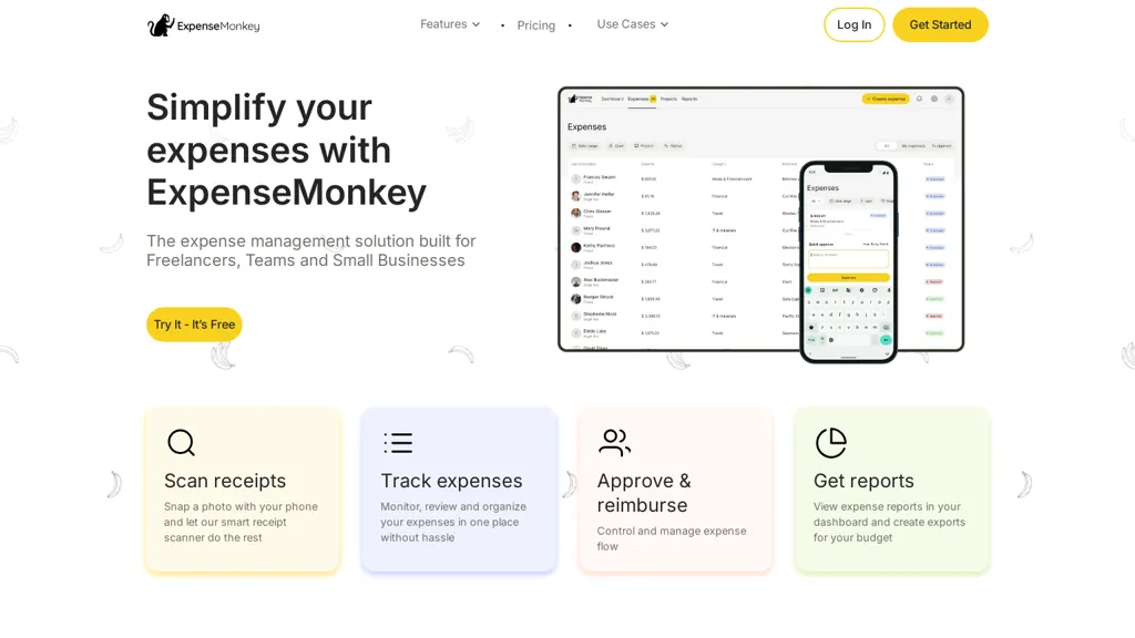 ExpenseMonkey website
