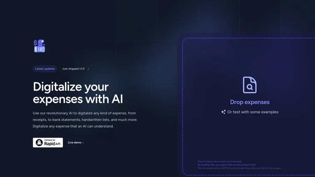 Expenses Day website