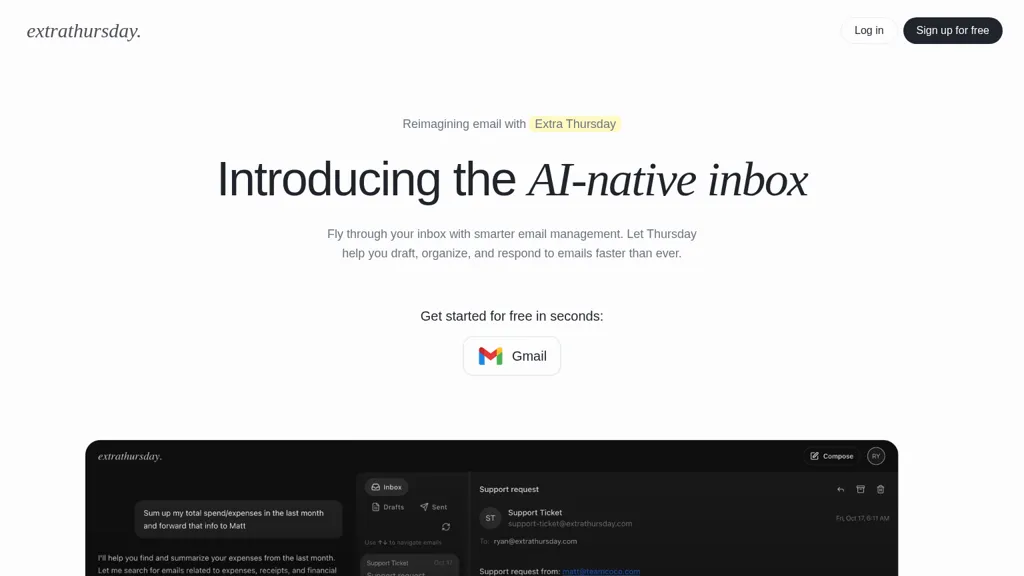 Extra Thursday alternatives and competitors