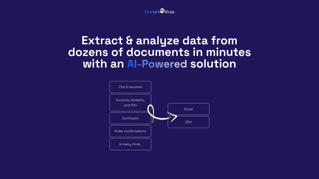 ExtractNinja website