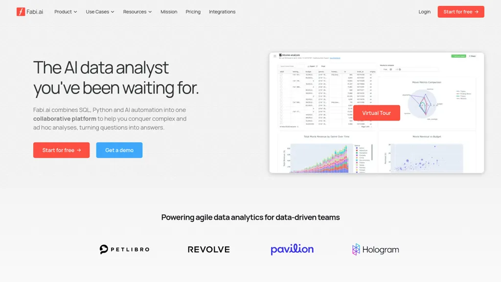 Fabi.ai website