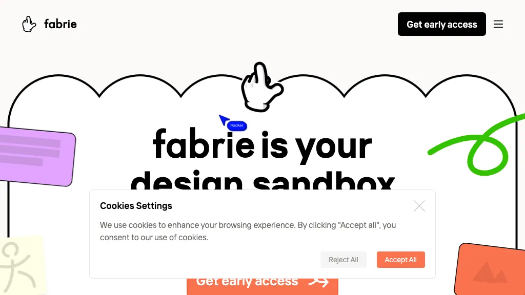 Fabrie AI website
