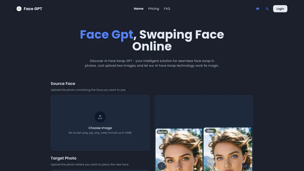 Face GPT- AI tool screenshot