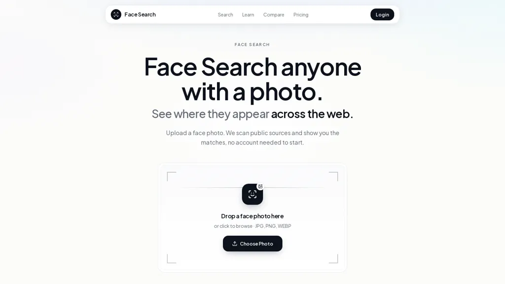 Facesearch.id screenshot
